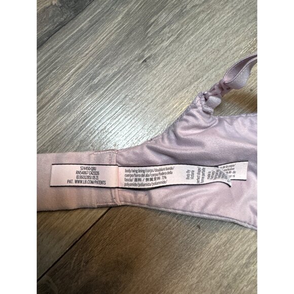 Victorias Secret 34DD Light Lilac Purple Lace Push-Up Bra With Adjustable Straps - Picture 7 of 10